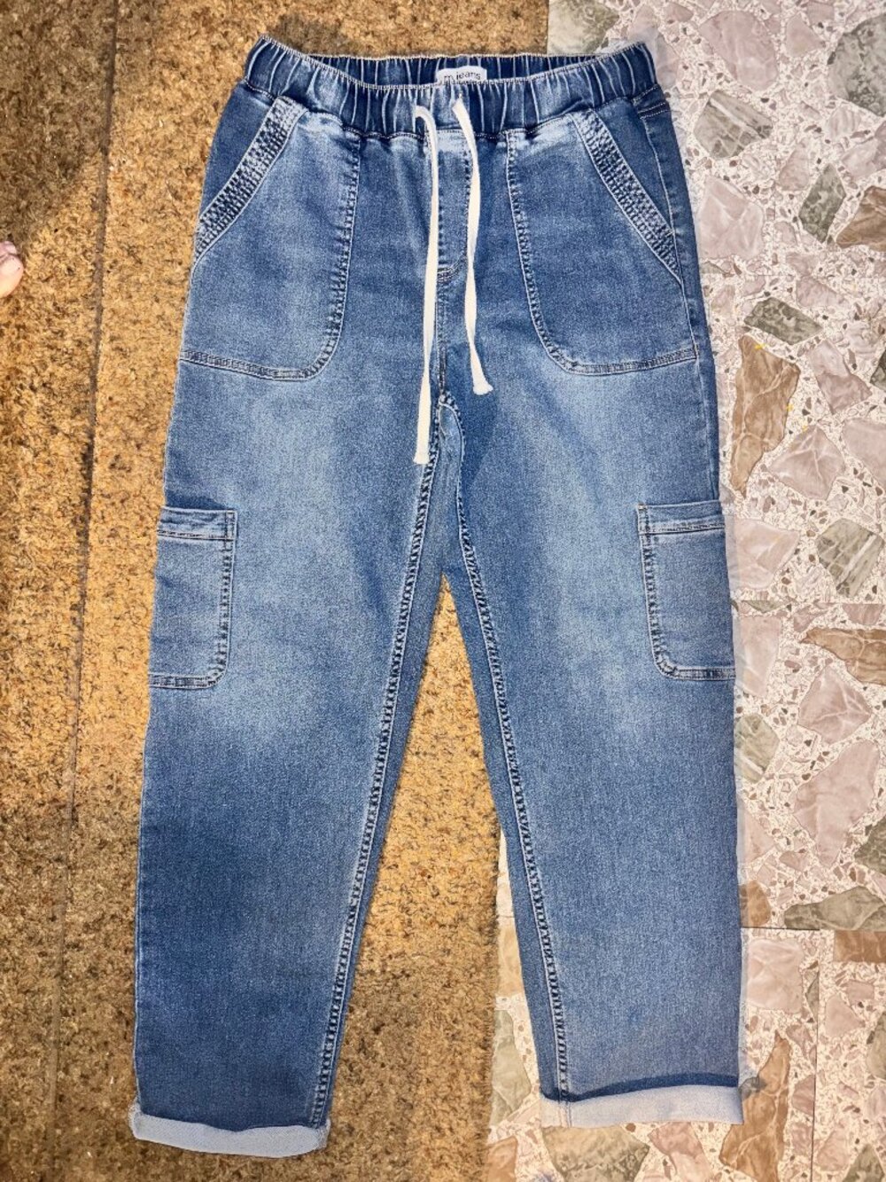 M Jeans by Maurices™ Soft Knit High Rise Rolled Hem Jogger/Cargo Pants